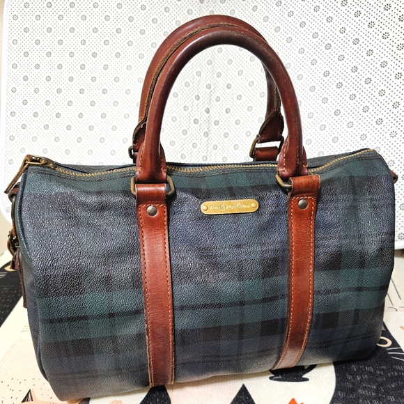 Tommy Hilfiger Other - Ralph Lauren Plaid Boston Bag GUC
